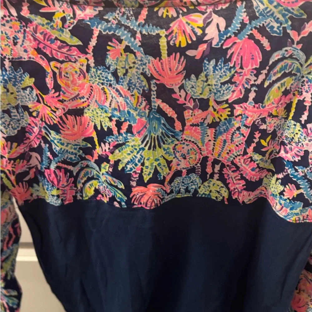 Lilly Pulitzer Vibrant Floral Long Sleeve Tee - Picture 3 of 5